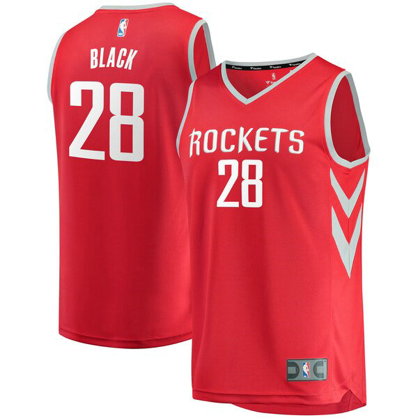 Maillot Houston Rockets Homme Tarik Black 28 Icon Edition Rouge